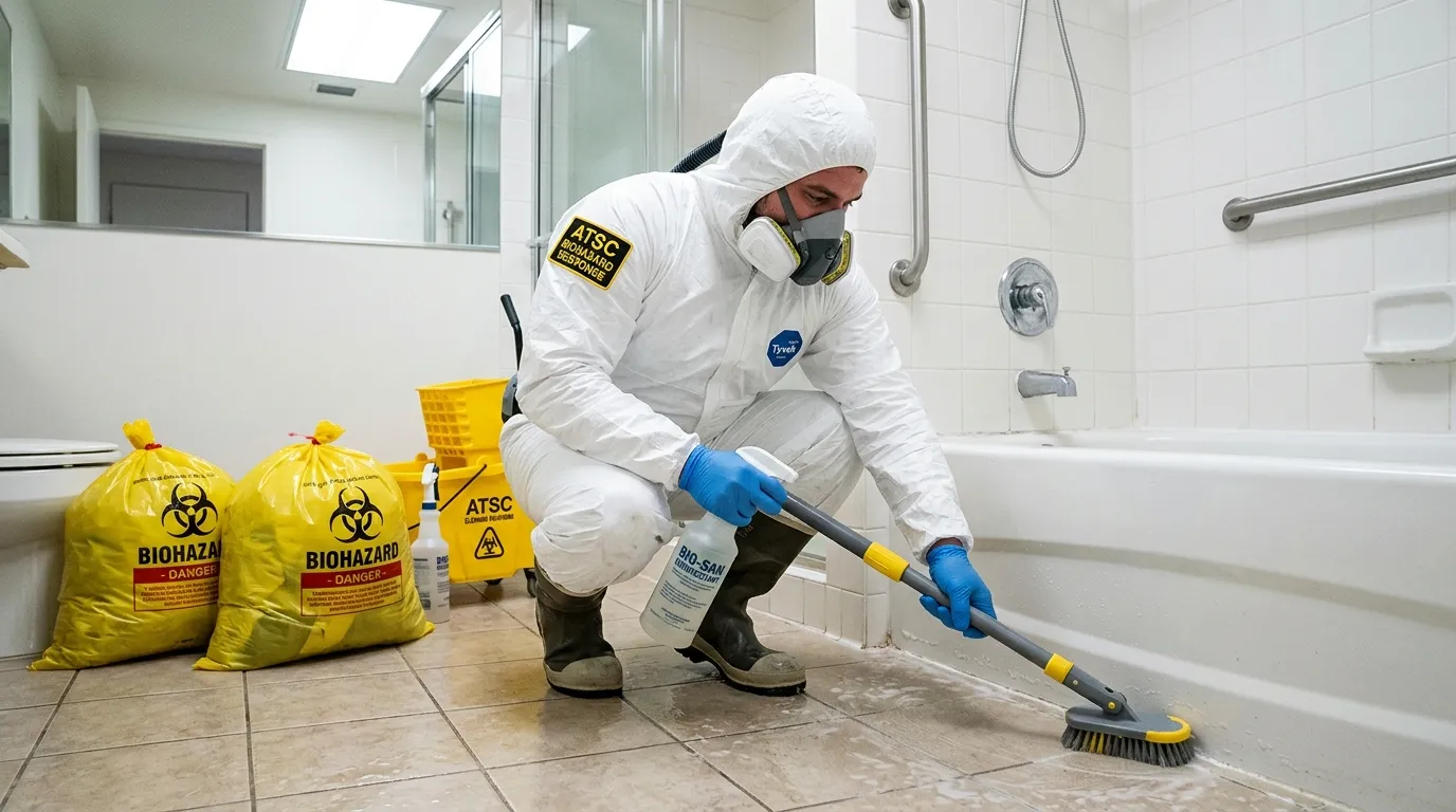 Decontamination equipment deployed for Blood Cleanup in Atherton